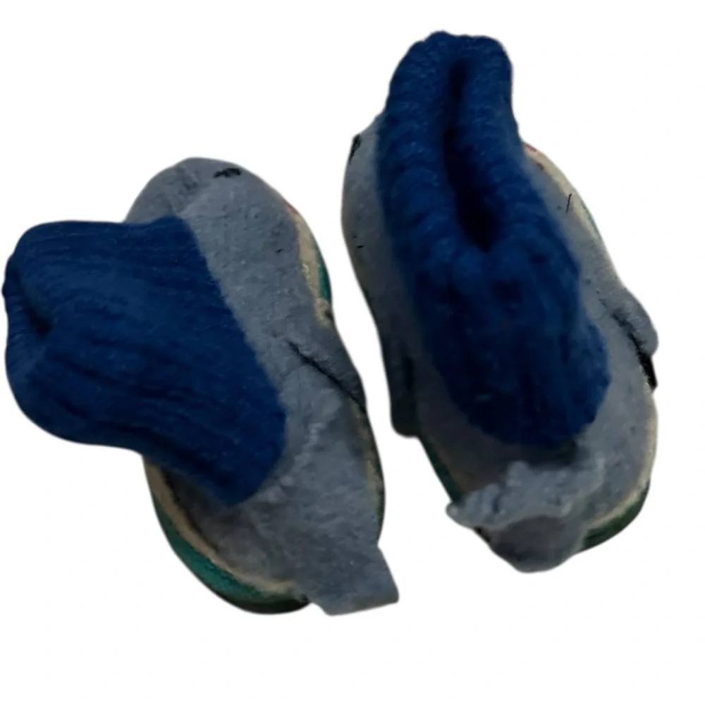 Garnet Hill Blue Shark Kids Slippers